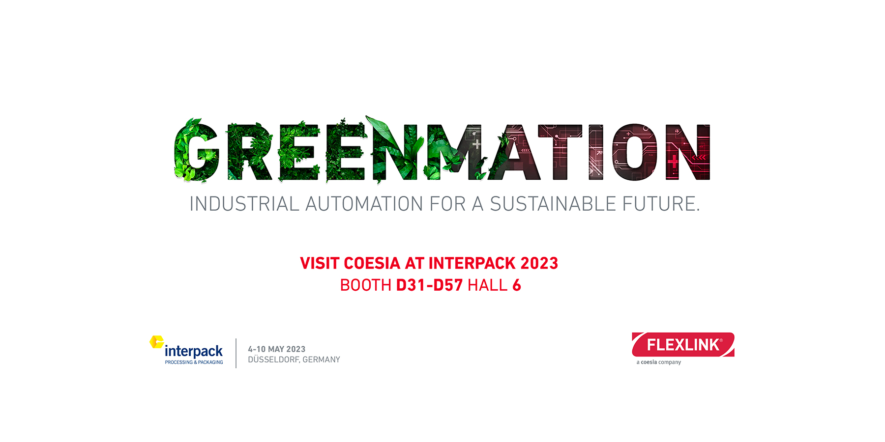 GREENMATION underlines the commitment of the Coesia companies to a more sustainable future through automation solutions.