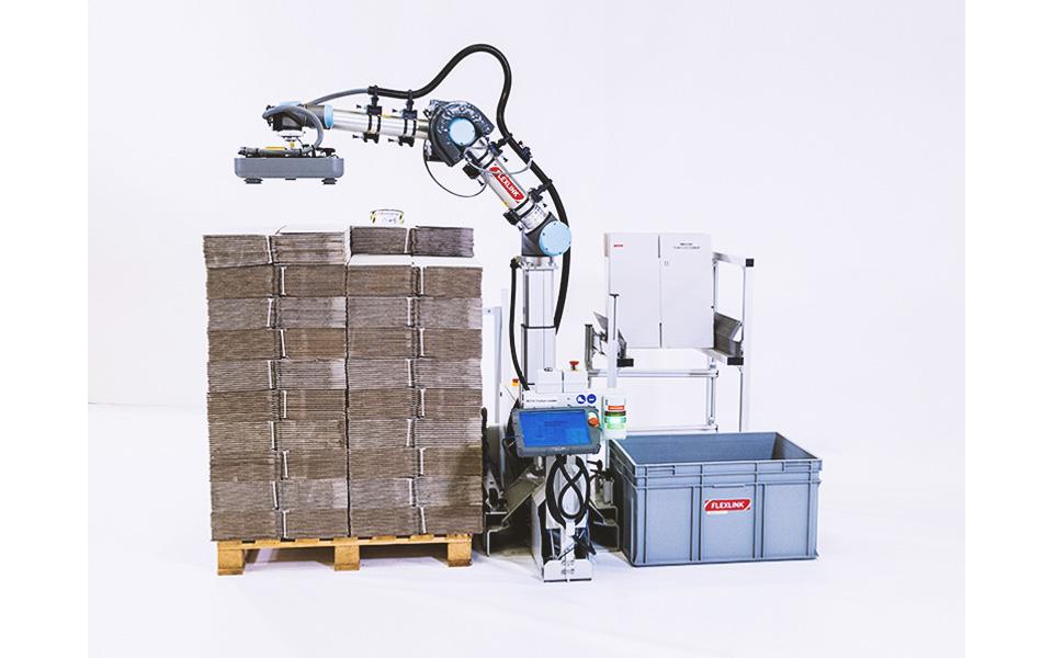 O carregamento de embalagens automatiza o processo de produção